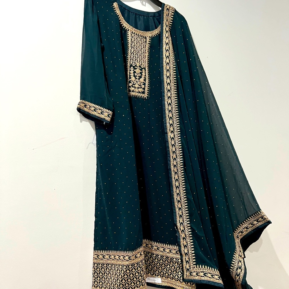 Indian Pakistani Embroidery salwar Kameez suit